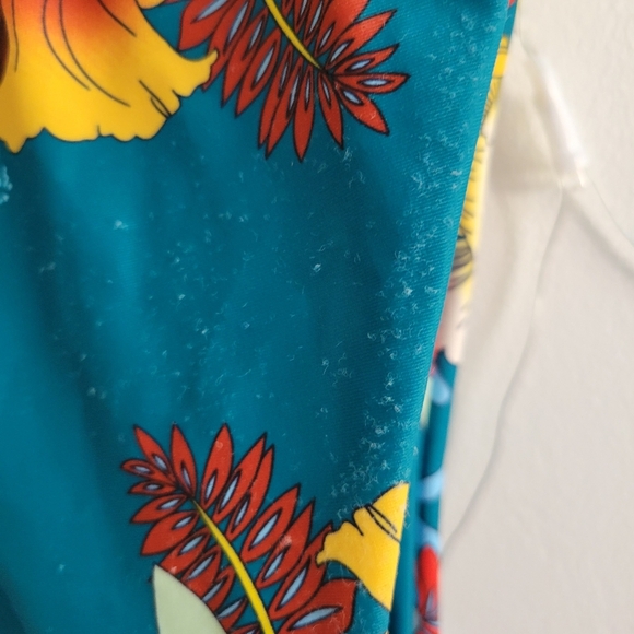 Zaful (2 Piece) Bikini Swimsuit / Dark Green Floral / Top 6 Bottom 8 - Picture 7 of 7